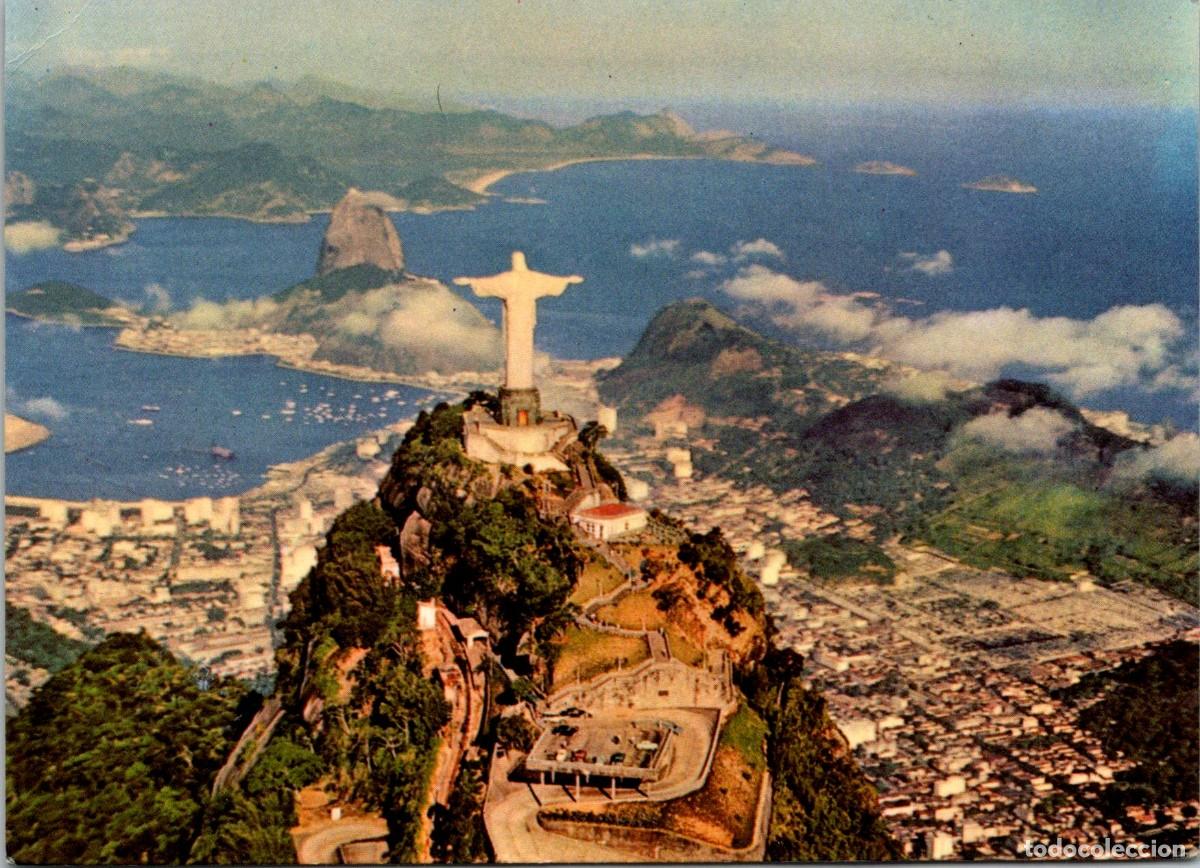 Cartoline: Brasil - R&iacute;o de Janeiro - Vista do Corcovado - Ed. GFB - 148x106mm