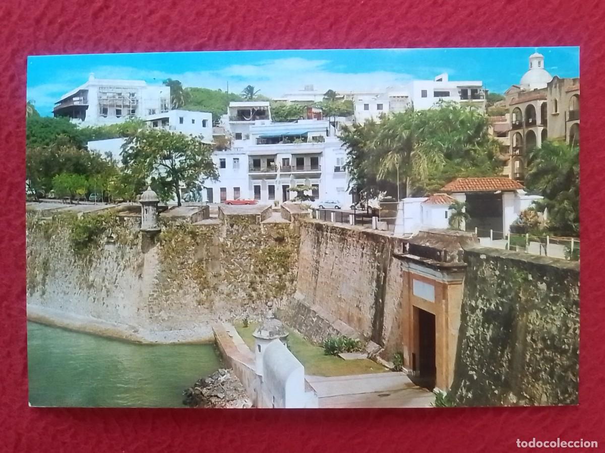 Postcards: POSTAL POST CARD LA PUERTA DE SAN JUAN EN PUERTO RICO ENTRADA PRINCIPAL..GATE ENTRANCE CARTE POSTALE