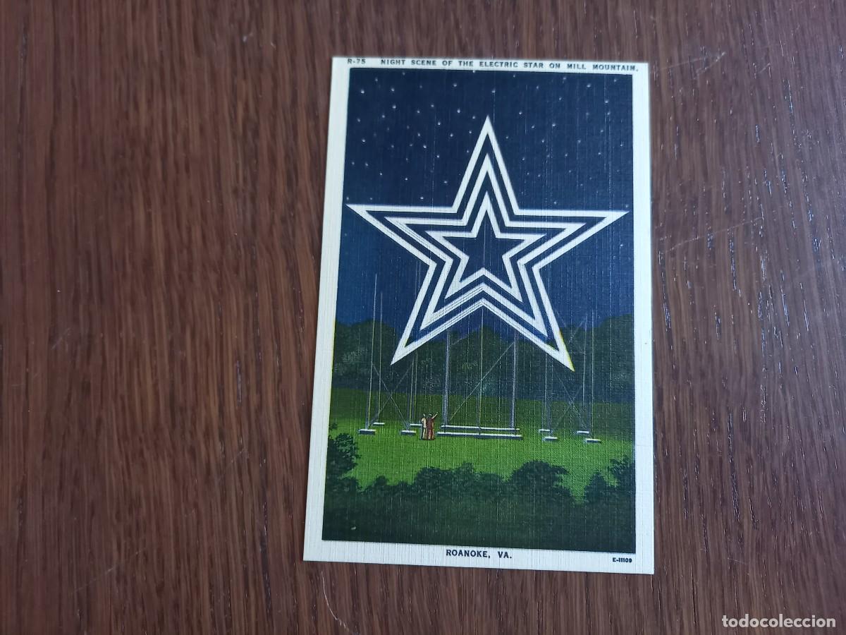 Postales: postal de Estados Unidos, Roanoke, VA, star city of the south.
