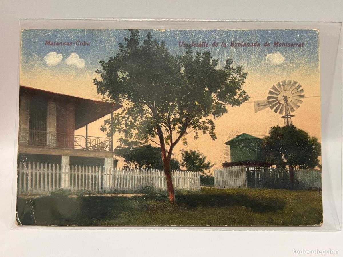 Cartes Postales: TARJETA POSTAL. CUBA. MATANZAS. UN DETALLE DE LA EXPLANADA DE MOTSERRAT