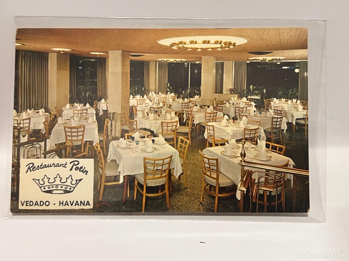 Cartes Postales: TARJETA POSTAL. CUBA. HABANA. RESTAURANT POTIN. VEDADO - HAVANA