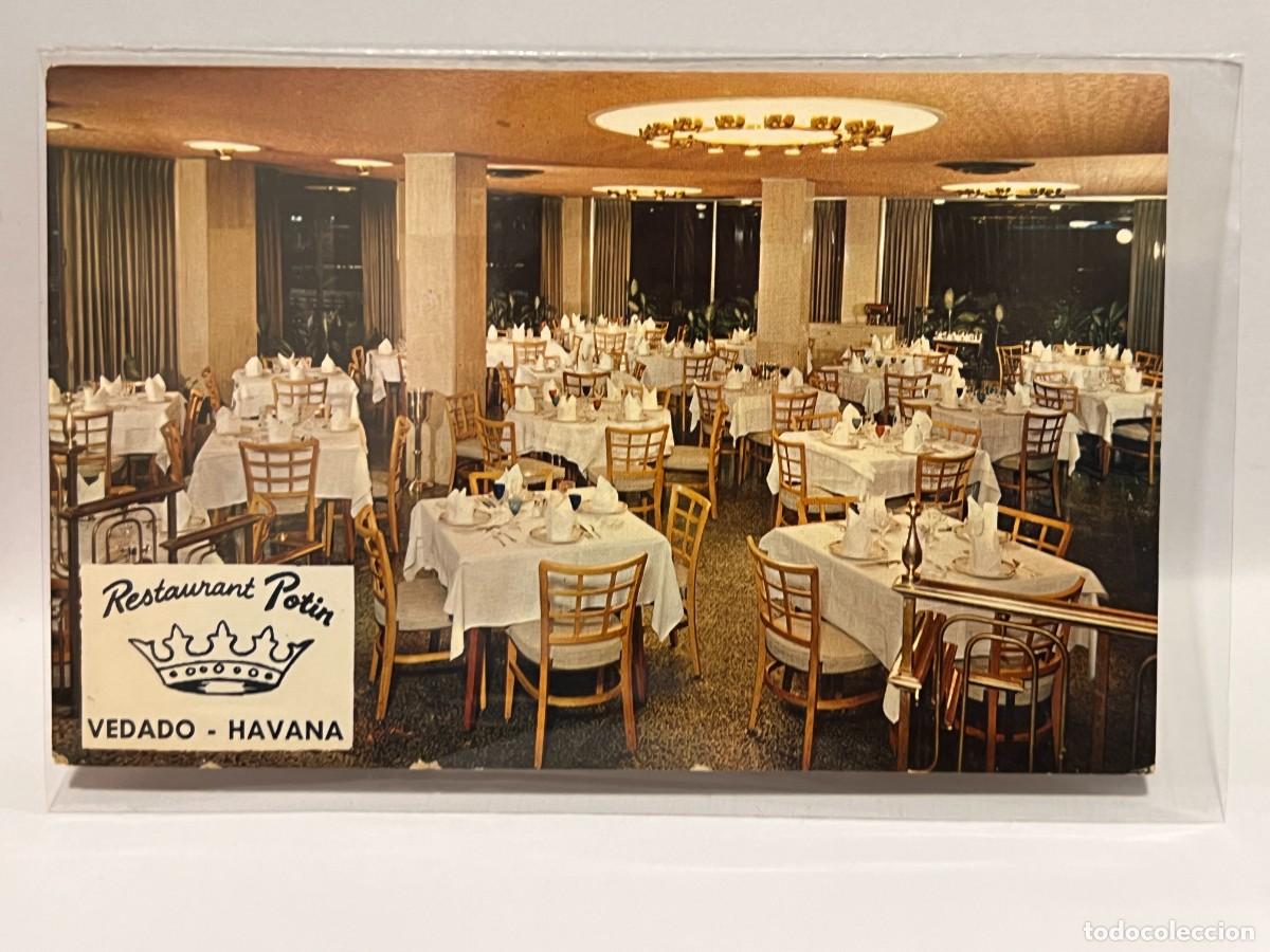 Cartes Postales: TARJETA POSTAL. CUBA. HABANA. RESTAURANT POTIN. VEDADO - HAVANA