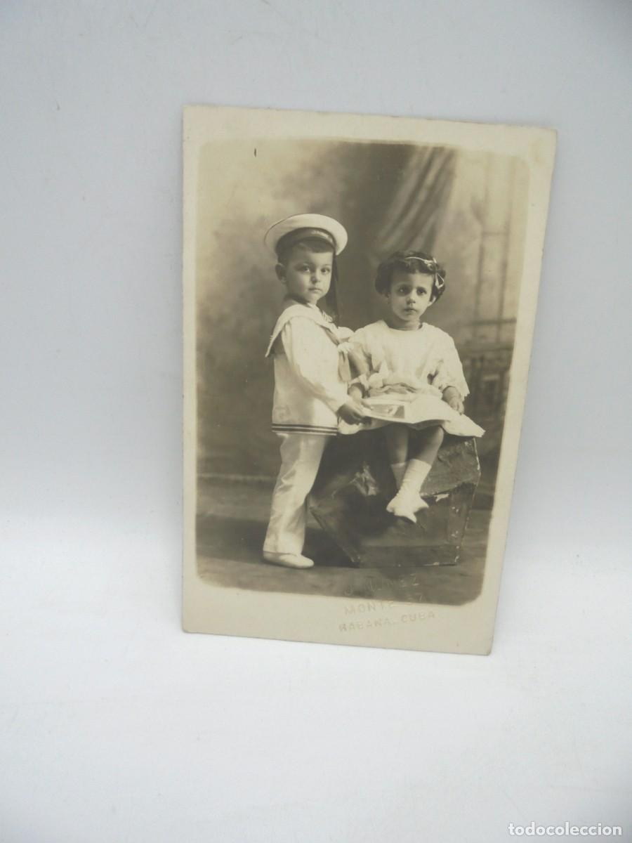 Postcards: CUBA. TARJETA POSTAL ANTIGUA FOTOGRAFICA. NI&Ntilde;OS VESTIDO DE COMUNION.