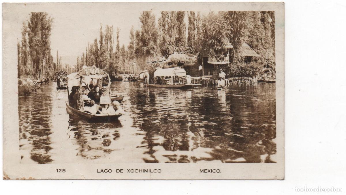 Postcards: POSTAL DE MEXICO -LAGO DE XOCHIMILCO