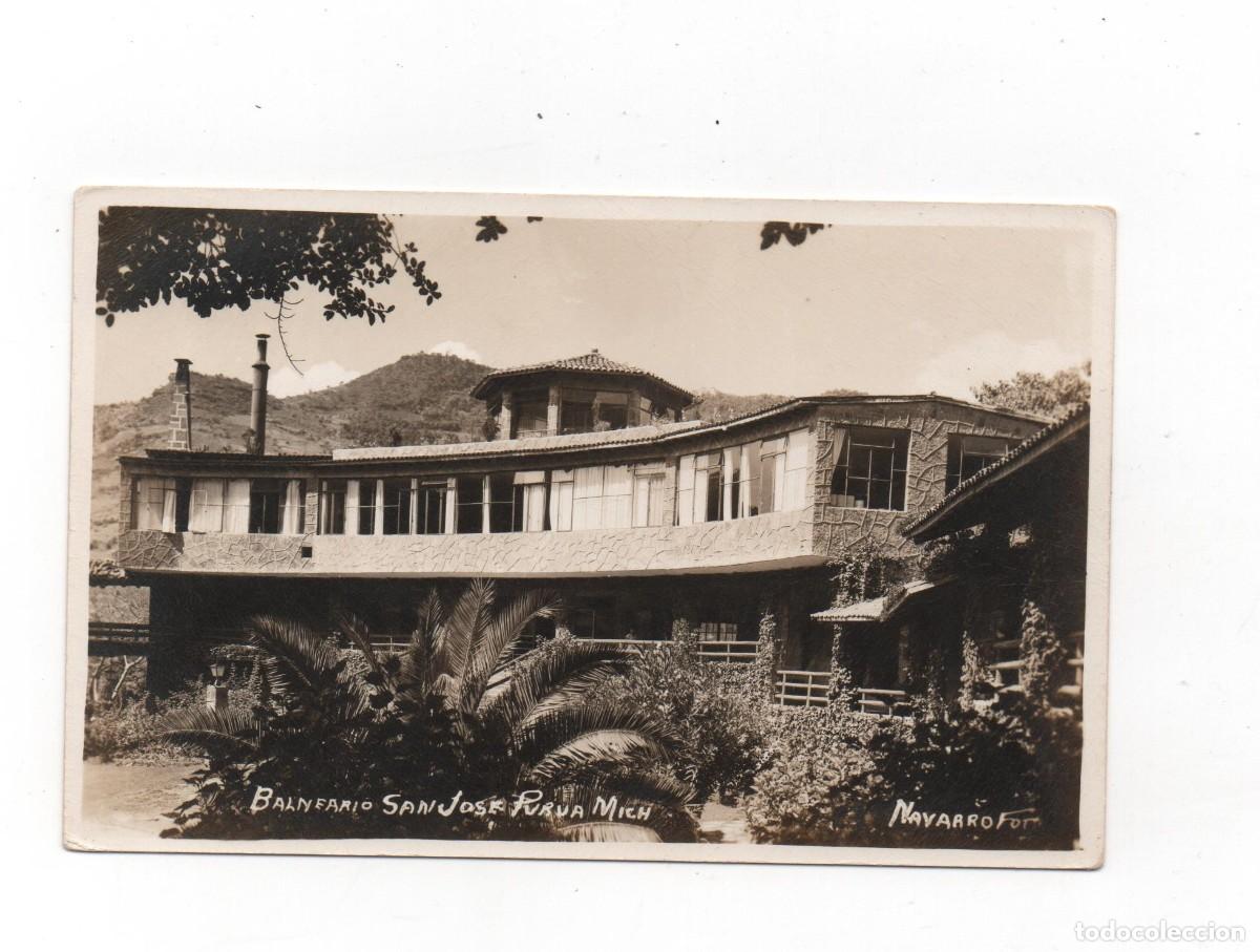 Postales: POSTAL DE MEXICO - BALNEARIO SAN JOSE DE PURVA MICH.