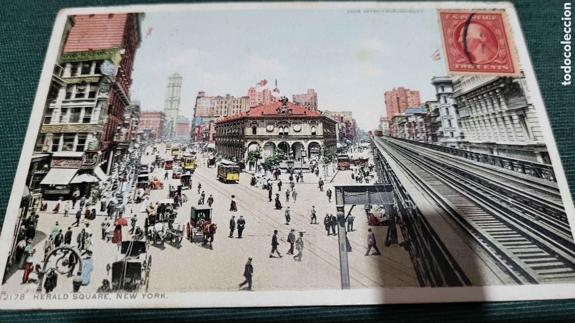 Cartoline: Tarjeta Postal usada Herald Square New York