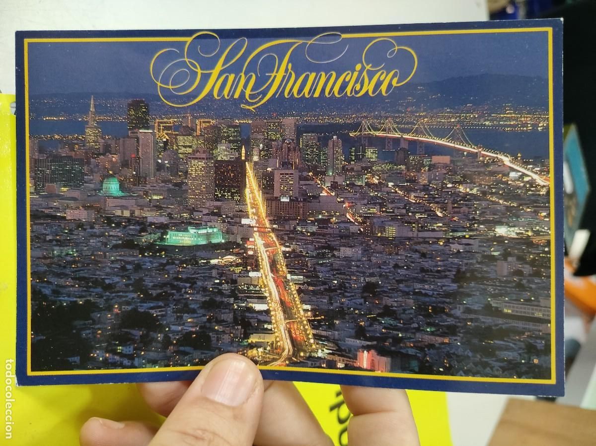 Cartoline: Postal SAN FRANCISCO California 1990 escrita