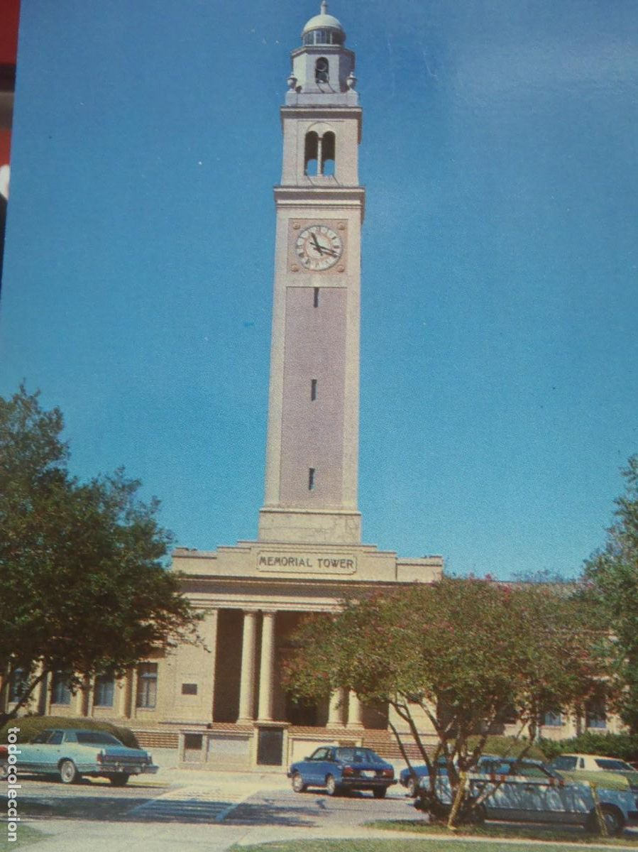 Postales: L.S.U. MEMORIAL TOWER