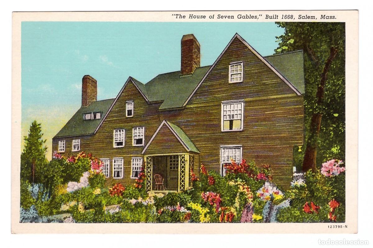 Postkarten: SALEM (ESTADOS UNIDOS) &bull; THE HOUSE OF SEVEN GABLES