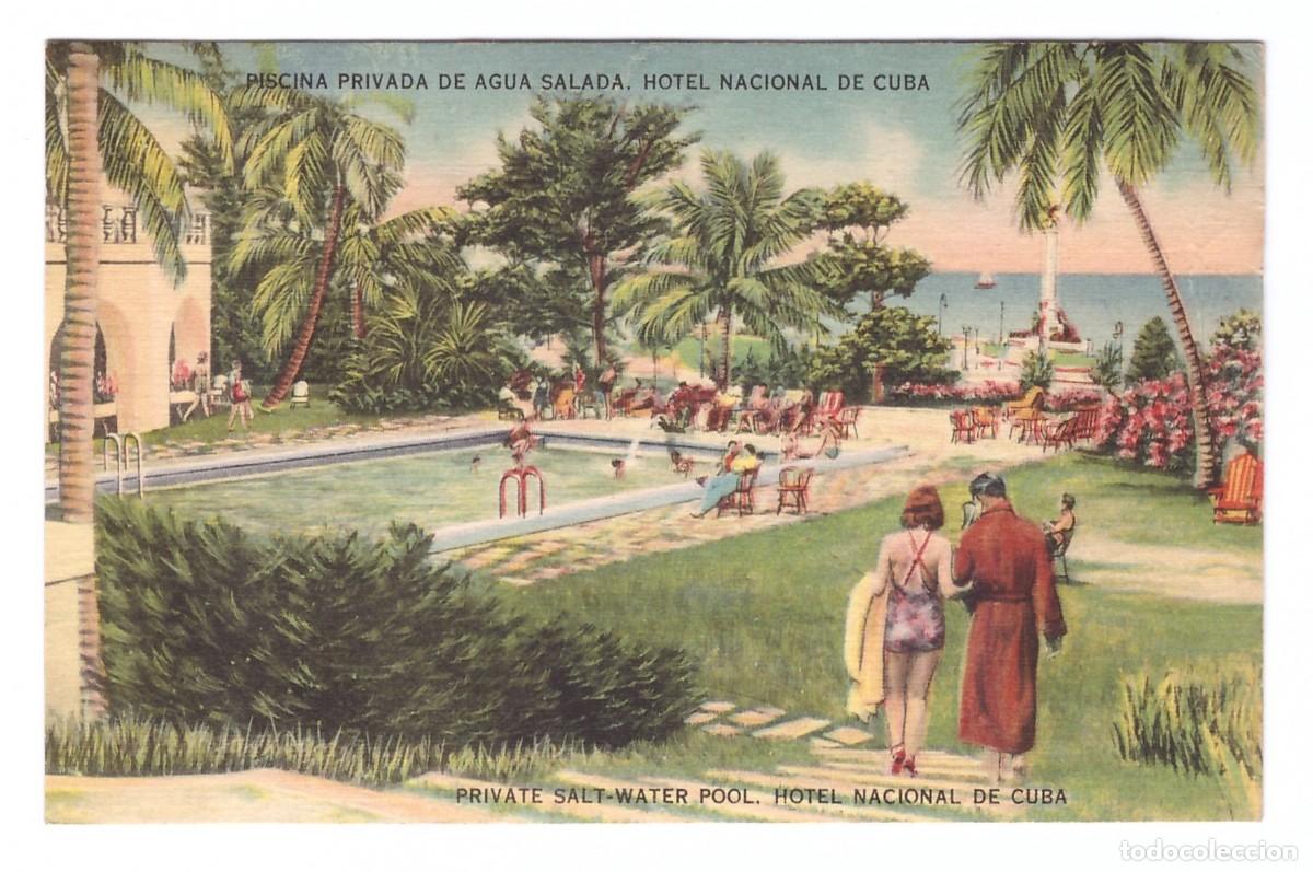 Postais: LA HABANA (CUBA) &bull; HOTEL NACIONAL DE CUBA &bull; PISCINA PRIVADA DE AGUA SALADA
