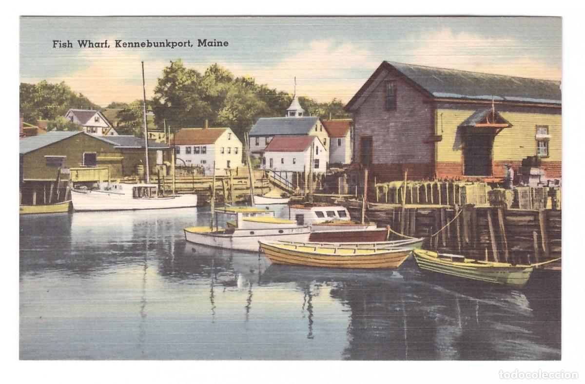 Postais: KENNEBUNKPORT (ESTADOS UNIDOS) &bull; FISH WHARF