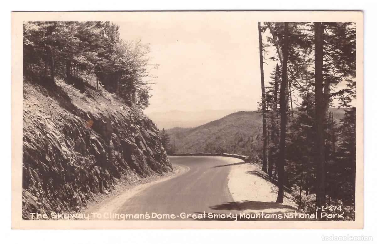 Postais: GREAT SMOKY MOUNTAINS NATIONAL PARK (ESTADOS UNIDOS) &bull; THE SKYWAY TO CLINGMAN'S DOME