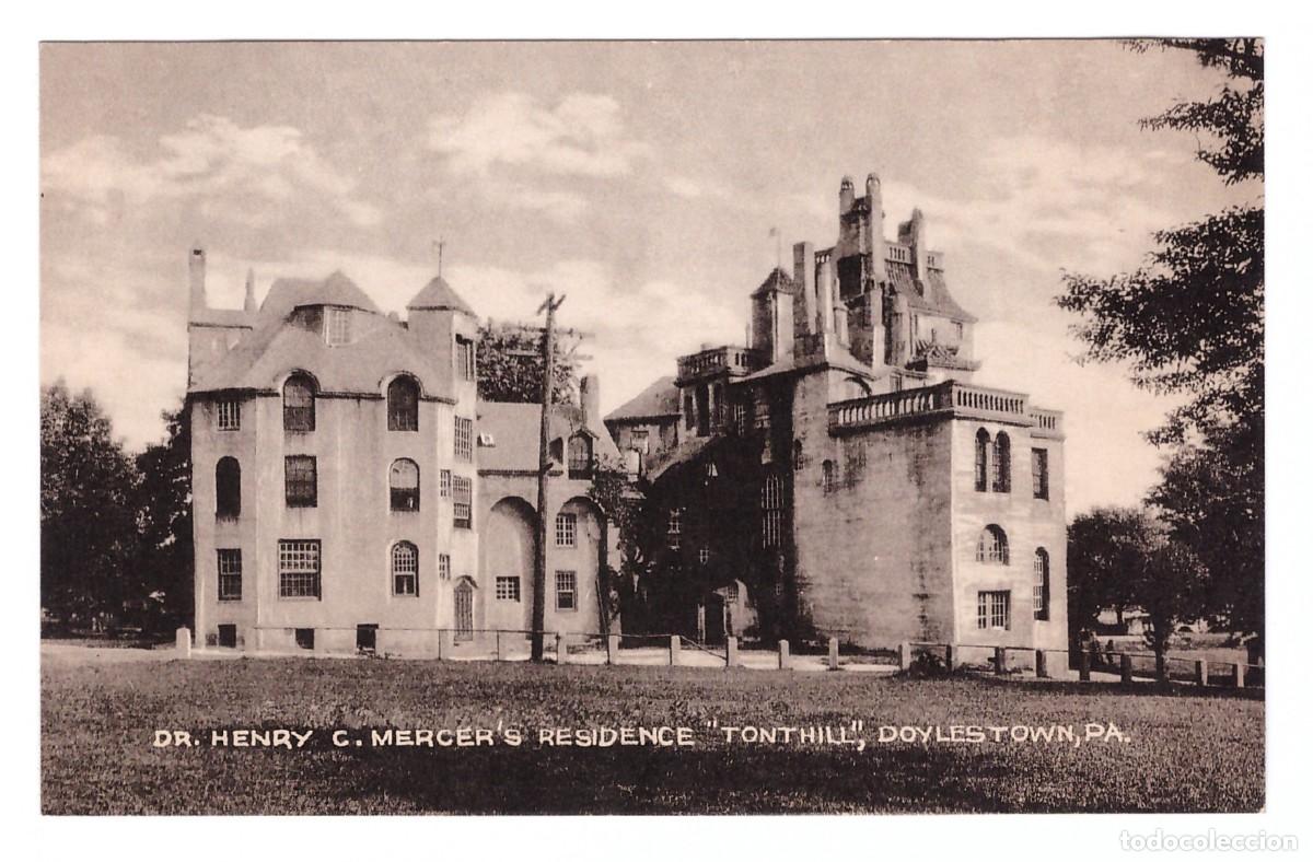Postais: DOYLESTOWN (ESTADOS UNIDOS) &bull; DR. HENRY C. MERCER'S RESIDENCE TONTHILL
