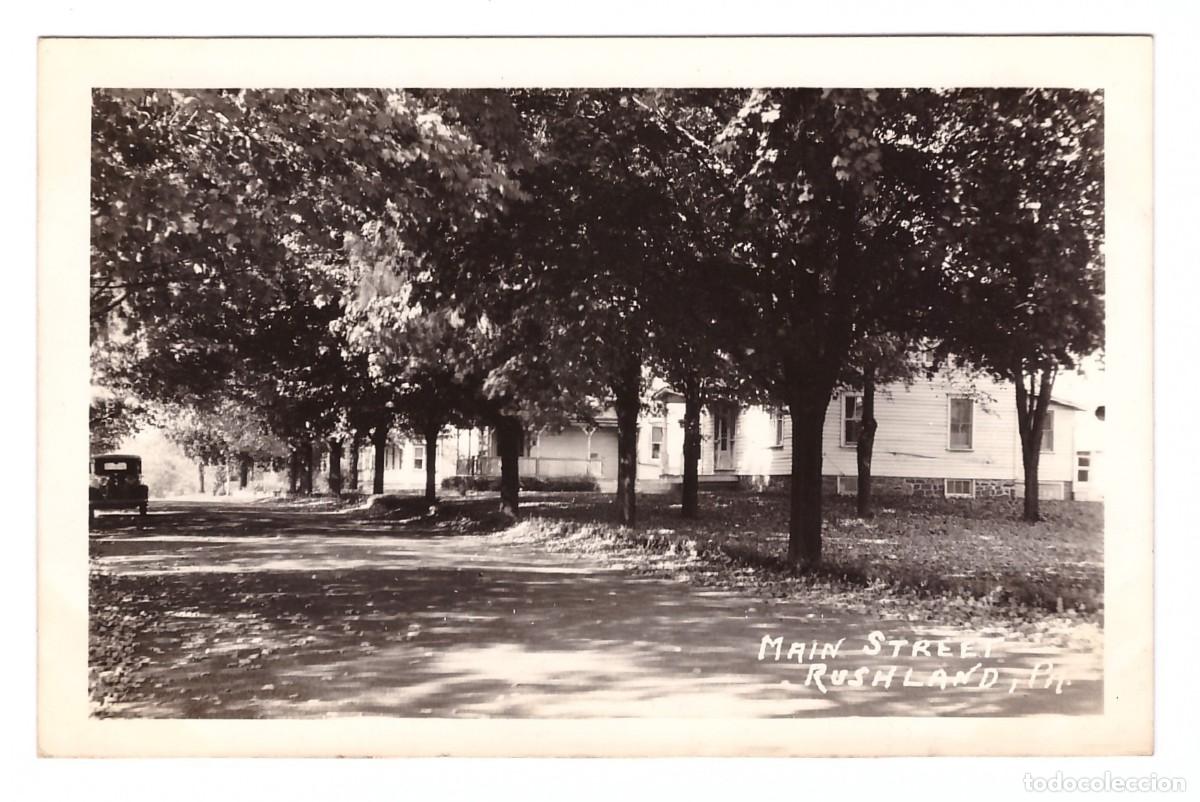 Cartoline: RUSHLAND (ESTADOS UNIDOS) &bull; MAIN STREET