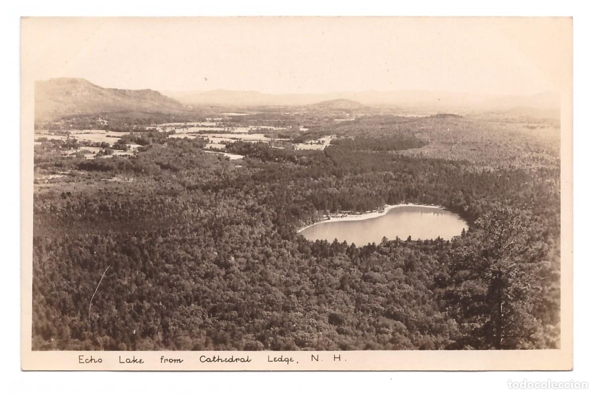 Postais: ECHO LAKE STATE PARK (ESTADOS UNIDOS) &bull; ECHO LAKE FROM CATHEDRAL LEDGE