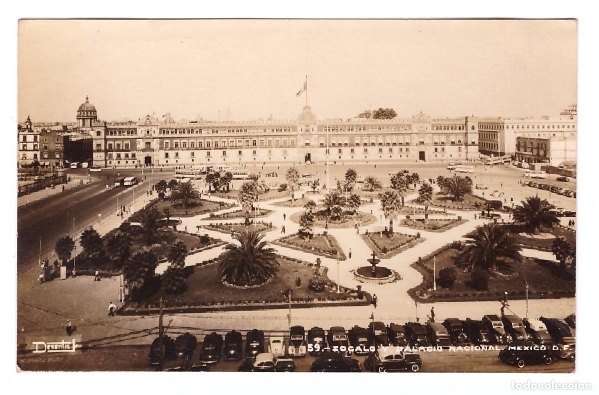 Postais: M&Eacute;XICO // M&Eacute;XICO D.F. // Z&Oacute;CALO Y PALACIO NACIONAL
