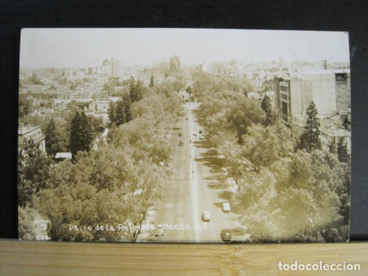 Cartoline: MEXICO D.F.-PASEO DE LA REFORMA-FOTOGRAFICA-POSTAL ANTIGUA-(103.199)