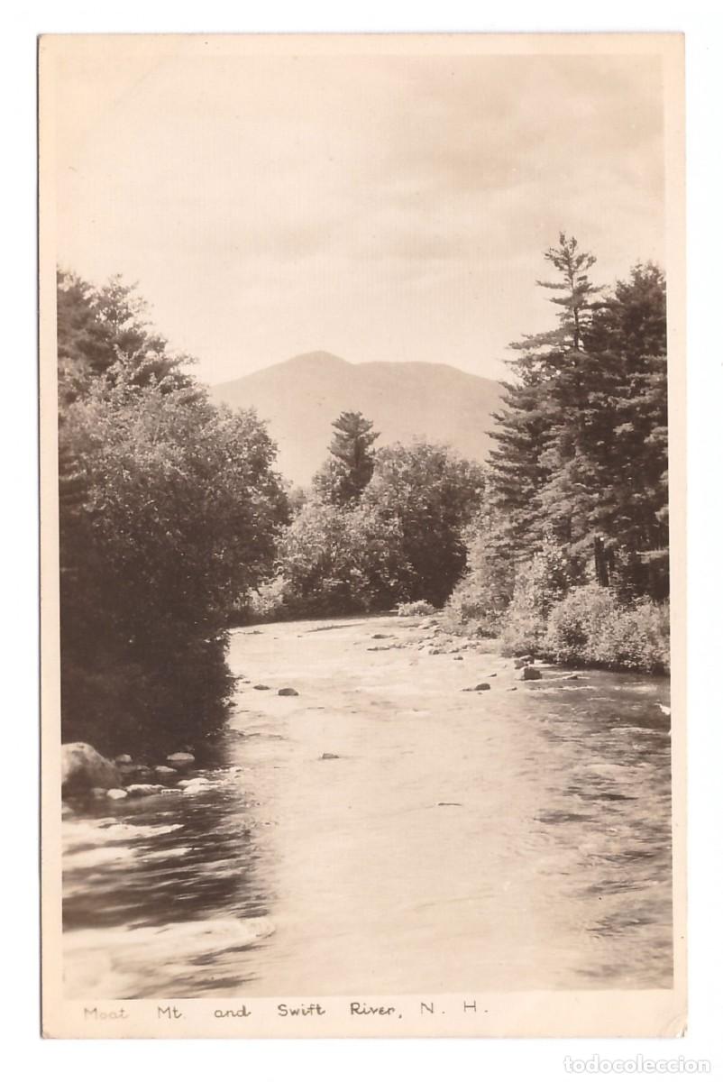 Postkarten: NEW HAMPSHIRE (ESTADOS UNIDOS) &bull; MOAT MT. AND SWIFT RIVER