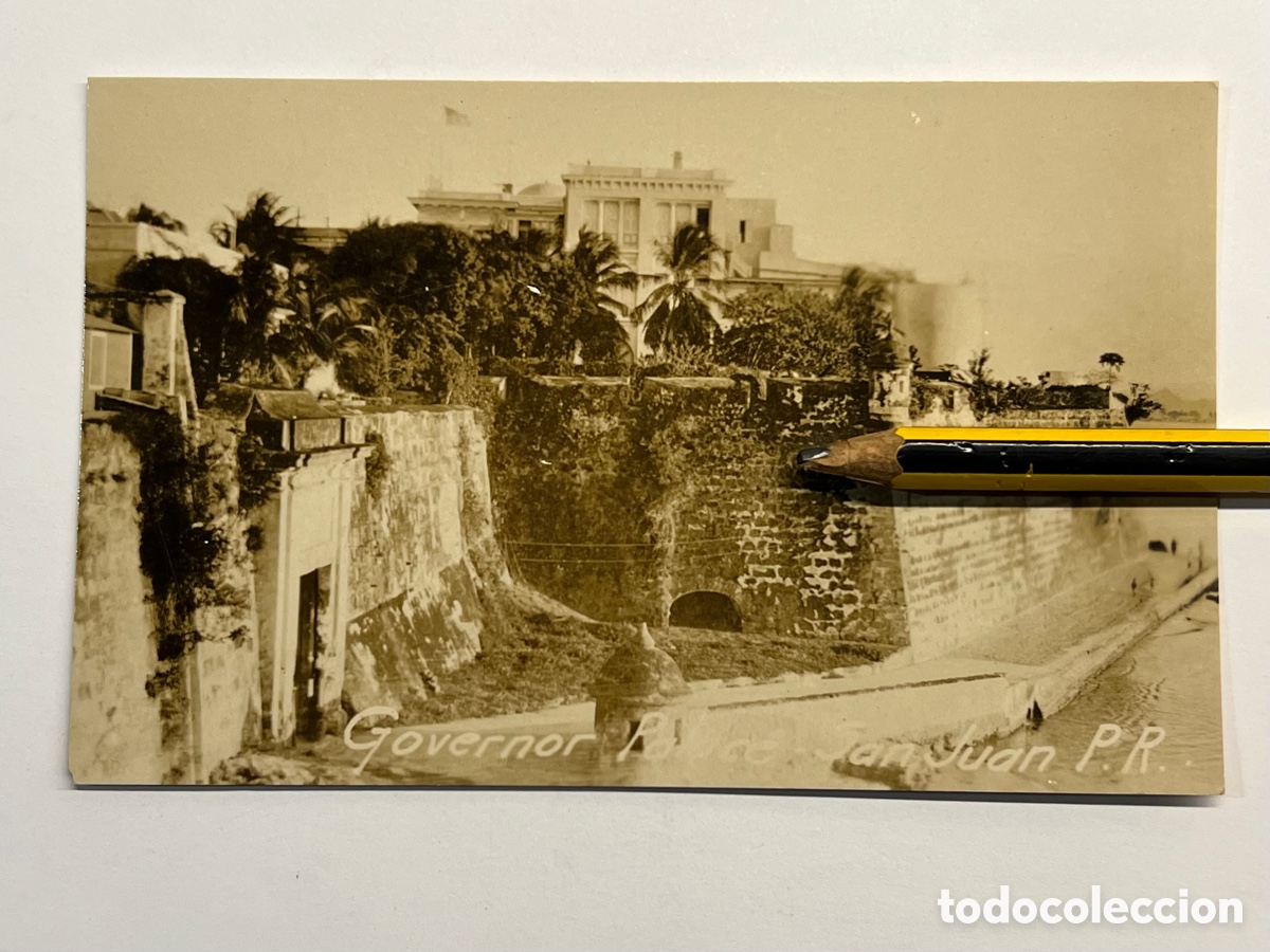Postkarten: SAN JUAN, Puerto Rico. Postal fotogr&aacute;fica.. Palacio del Gobernador .. (h.1920?) S/C