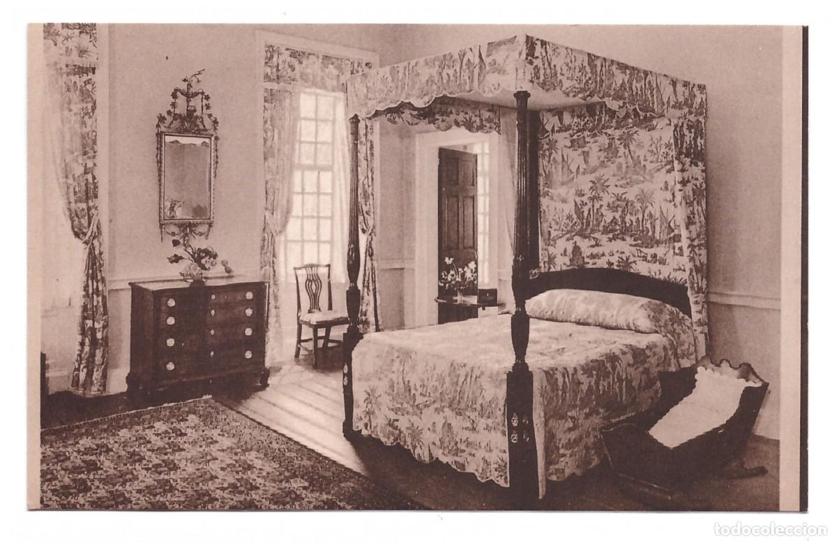 Postkarten: WESTMORELAND COUNTY (ESTADOS UNIDOS) &bull; A VIEW OF THE MOTHER'S ROOM AT STRATFORD HALL