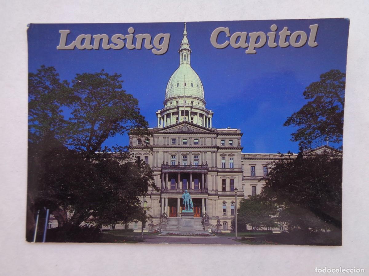 Postkarten: POSTAL DE LANSING ( MICHIGAN, ESTADOS UNIDOS ): CAPITOLIO