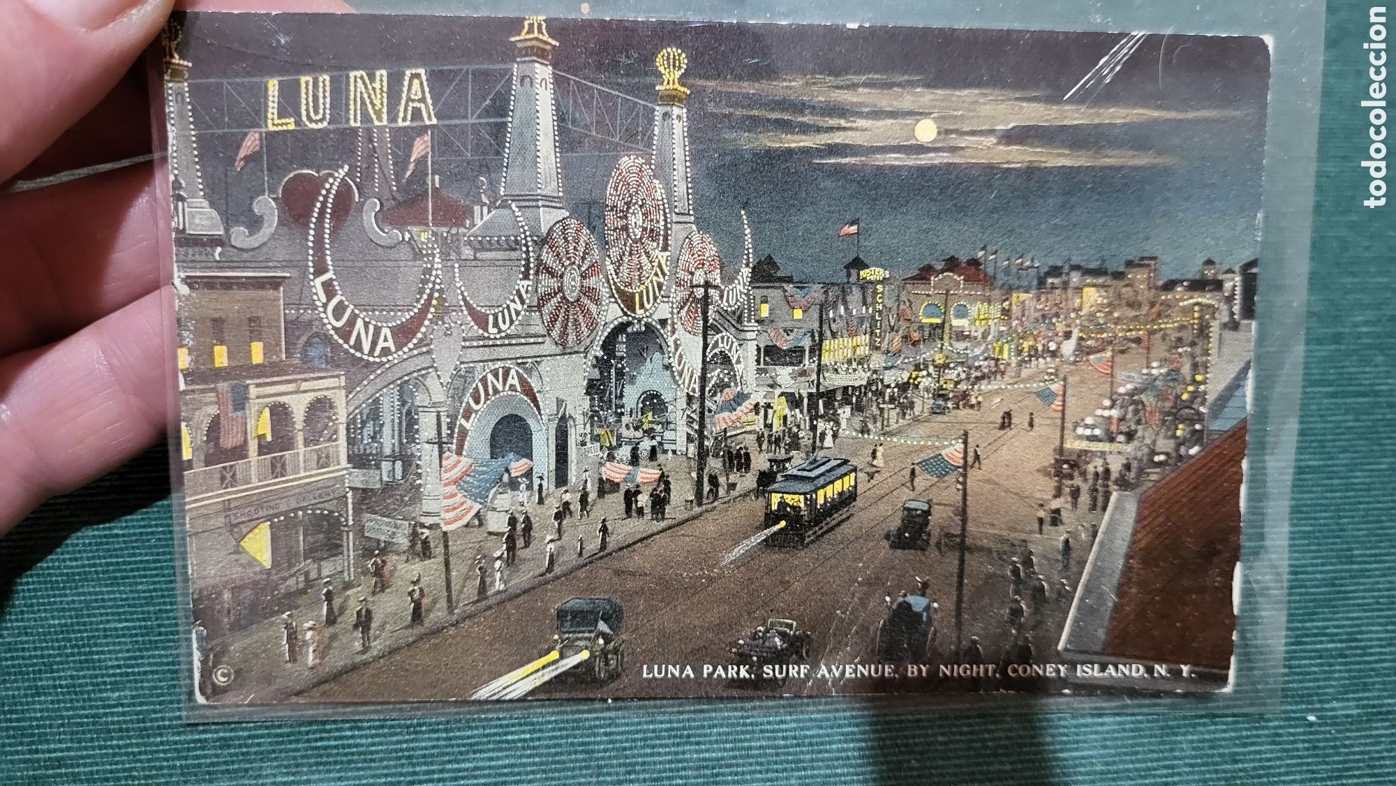 Postkarten: Tarjeta Postal Luna Park Coney lsland