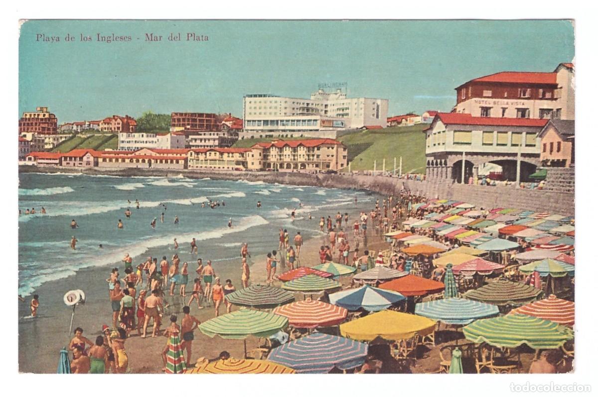 Postales: MAR DEL PLATA (ARGENTINA) &bull; PLAYA DE LOS INGLESES - Foto 1