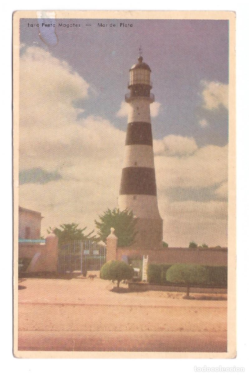 Postais: MAR DEL PLATA (ARGENTINA) &bull; FARO PUNTA MOGOTES
