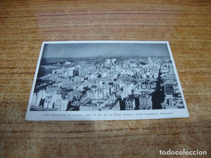 Postais: POSTAL NUEVA REPUBLICA ARGENTINA BUENOS AIRES VISTA PARCIAL DE LA CIUDAD JUNTO AL RIO DE LA PLATA