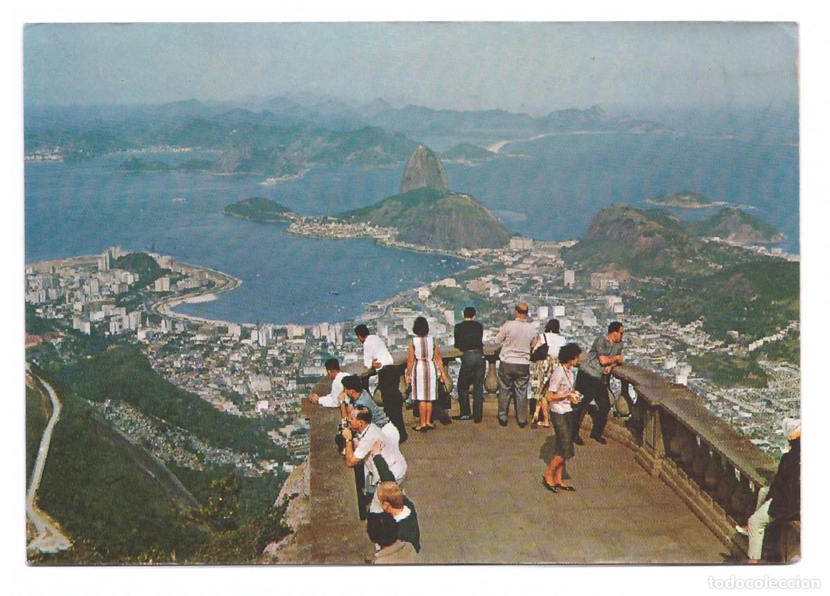 Postais: R&Iacute;O DE JANEIRO (BRASIL) &bull; VISTA DO ALTO DO CORCOVADO &bull; AOS FUNDOS P&Atilde;O DE A&Ccedil;UCAR