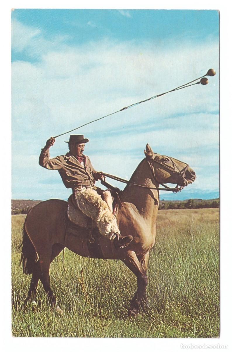 Postais: ARGENTINA &bull; GAUCHO WITH BOLEADORAS