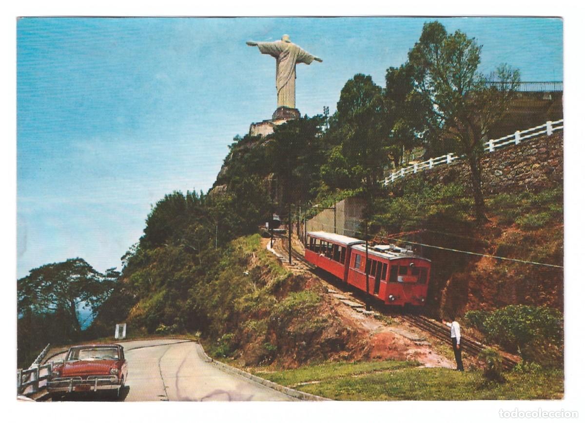 Postcards: R&Iacute;O DE JANEIRO (BRASIL) &bull; MONUMENTO DO CRISTO REDENTOR NO ALTO DO CORCOVADO