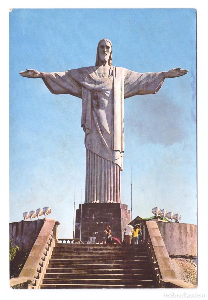 Postcards: R&Iacute;O DE JANEIRO (BRASIL) &bull; ALTO DO CORCOVADO &bull; MONUMENTO AO CRISTO REDENTOR