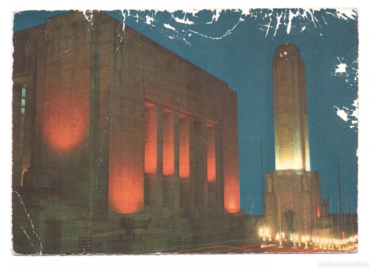 Postcards: ROSARIO (ARGENTINA) &bull; VISTA NOCTURNA DEL MONUMENTO A LA BANDERA