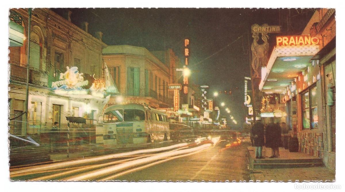 Cartes Postales: BUENOS AIRES (ARGENTINA) &bull; LA BOCA &bull; VISTA NOCTURNA DE LA CALLE NECOCHEA