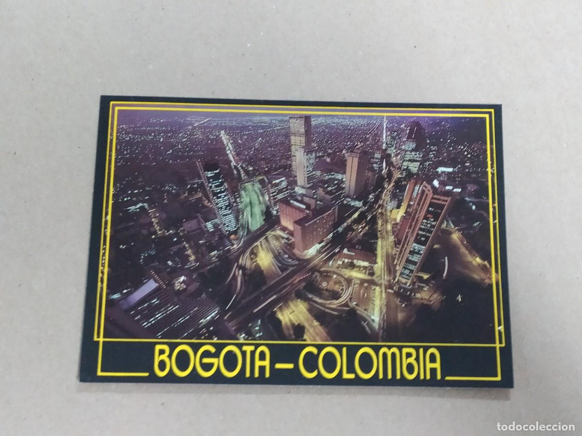Cartoline: BOGOTA - COLOMBIA - PANOR&Aacute;MICA NOCTURNA DEL CENTRO INTERNACIONAL - CIRCULADA 1990