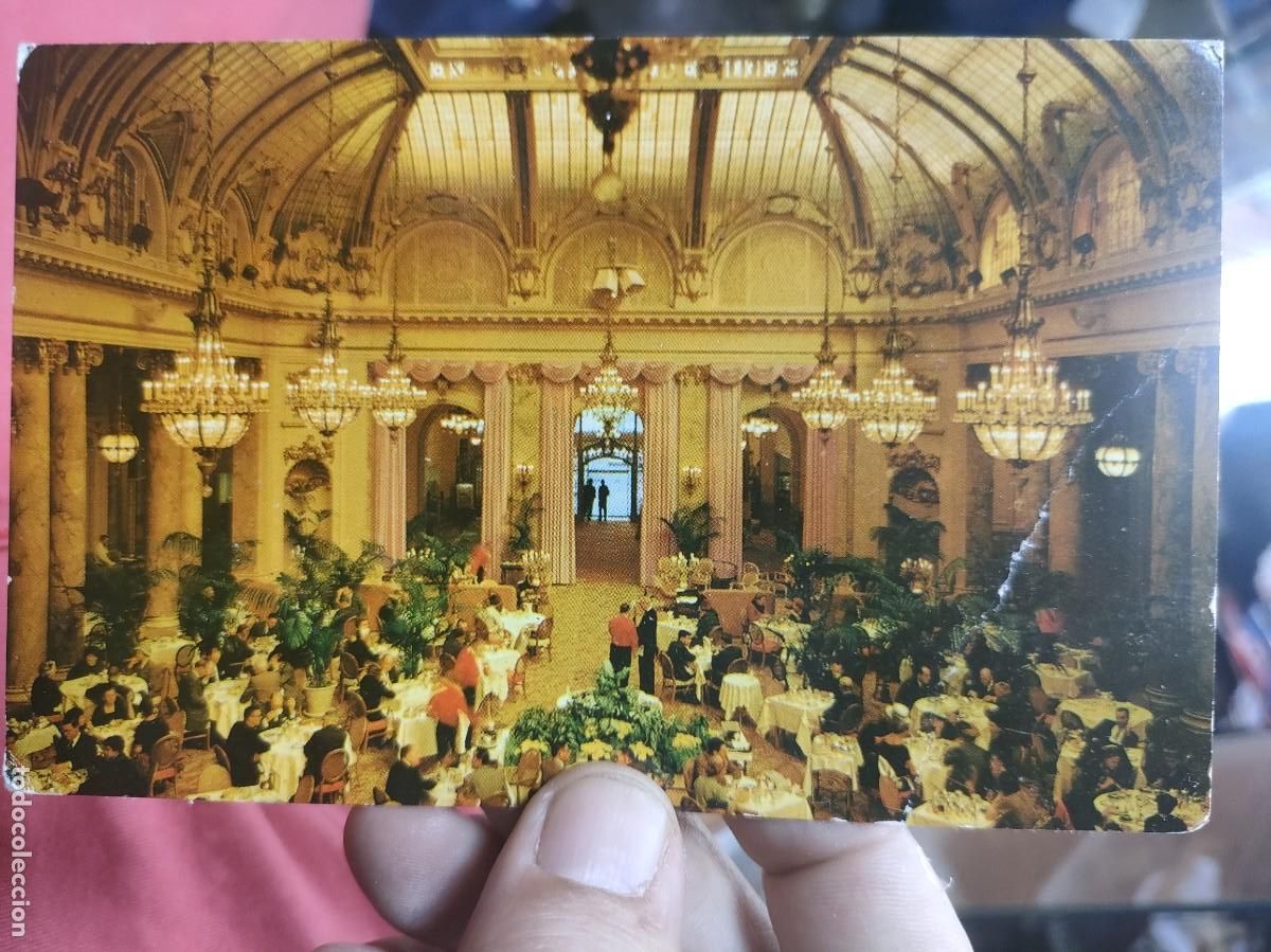 Postales: Postal SHERATON PALACE San Francisco CALIFORNIA SC arrugada