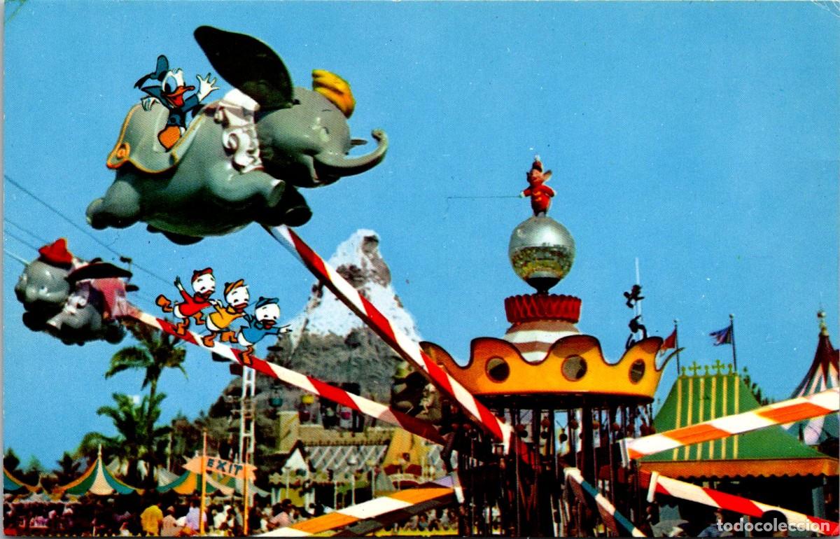 Cartoline: EEUU - Disneyland - Anaheim (California) - Flying Dumbo - 140x90mm