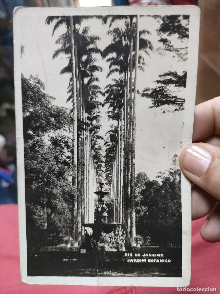 Postales: Postal RIO DE JANEIRO Jard&iacute;n Bot&aacute;nico escrita