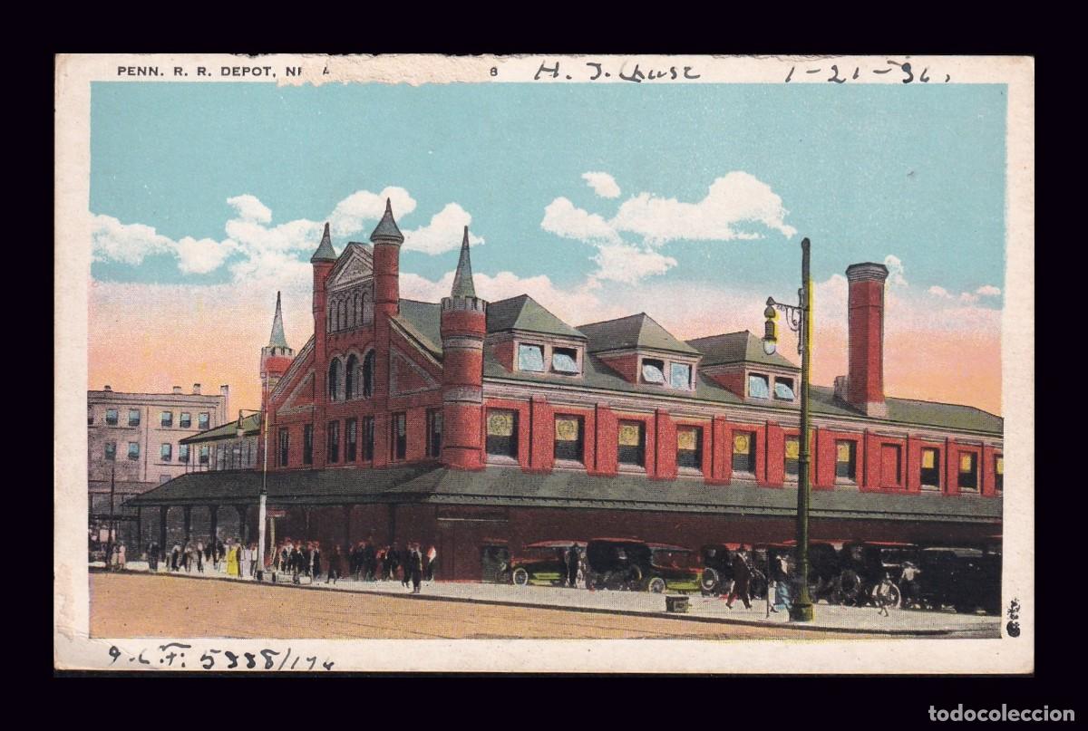 Postcards: Antigua Postal Pensilvania Penn R. R. Depot