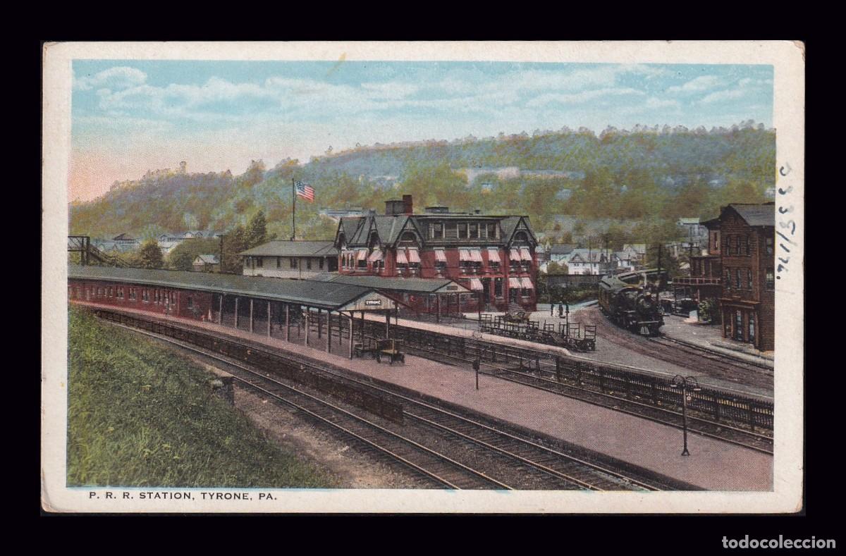 Postcards: Antigua Postal P. R. R. Station Tyrone
