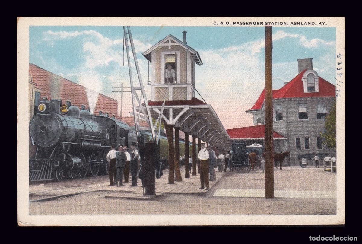 Postcards: Antigua Postal Ashland Passenger Station