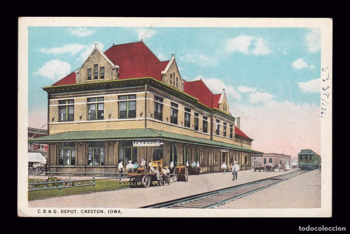 Postcards: Antigua Postal Depot Creston Iowa