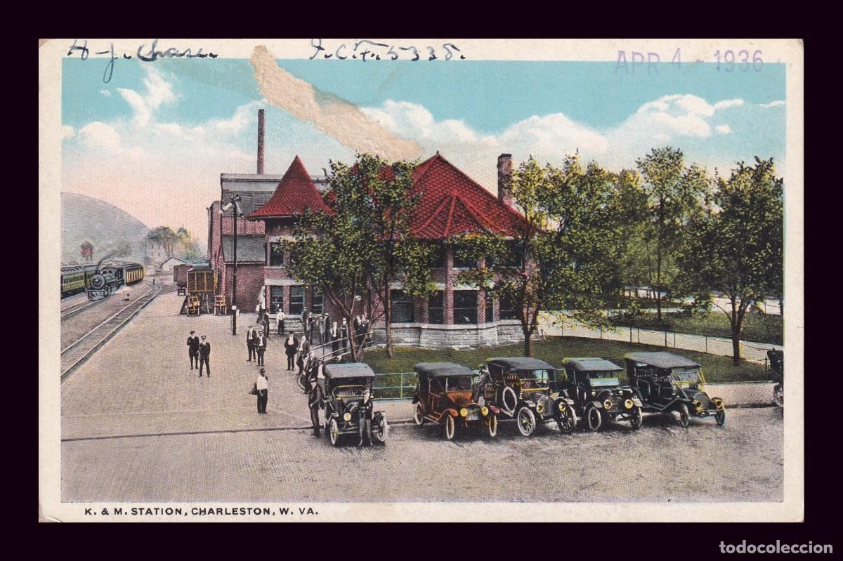 Postcards: Antigua Postal Charleston K & M Station