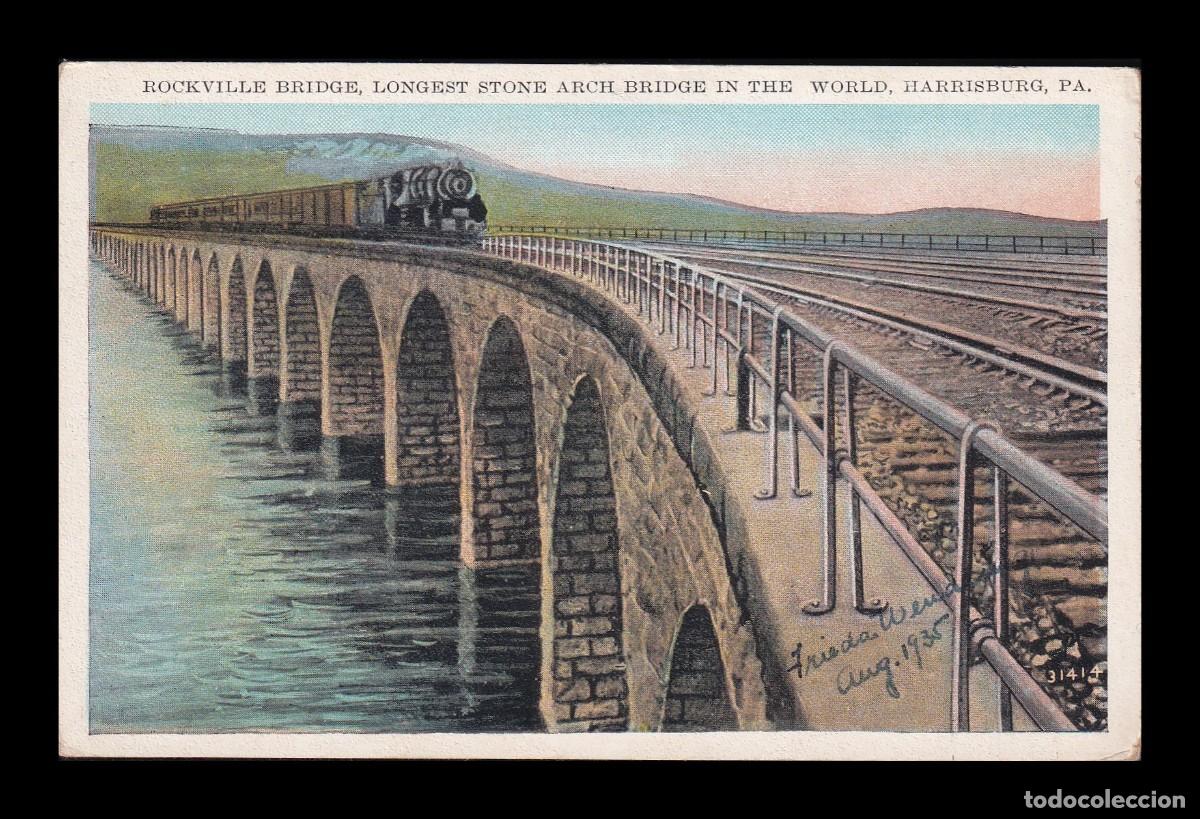 Postkarten: Antigua Postal Pensilvania Harrisburg Rockville Bridge