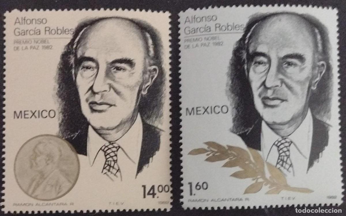 Postkarten: BD)1982. MEXICO, ALFONSO GARC&Iacute;A ROBLES, HONOR TO THE NOBEL PEACE PRIZE, MNH