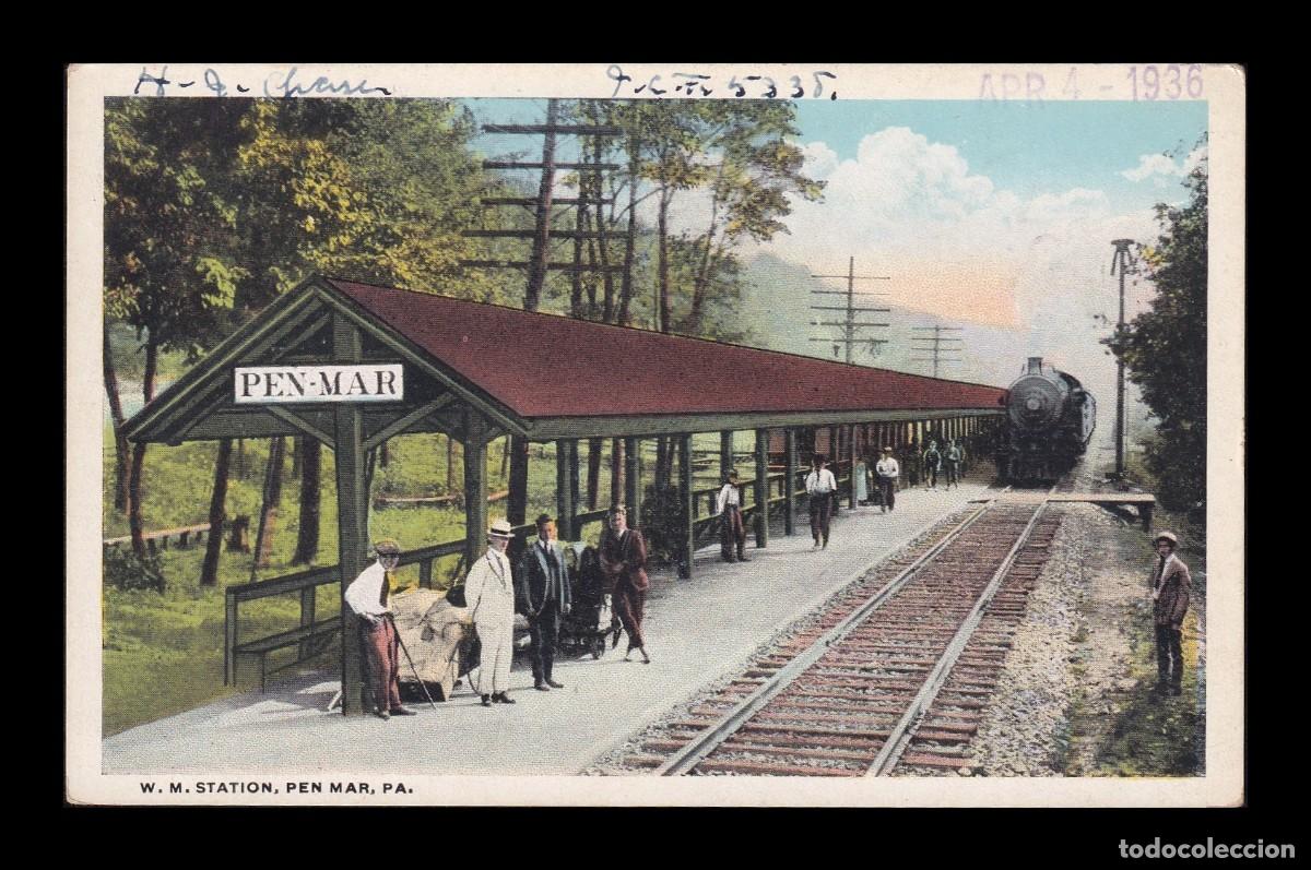 Postkarten: Antigua Postal Pensilvania Station Pen Mar
