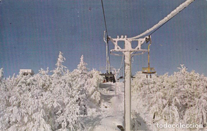 Postcards: E.U.A. MANCHESTER, VERMONT. LOOKOUT TOWER OF CHAIR LIFT AT BROMLEY MOUNTAIN &ndash; KOPPEL COLOR 62529 &ndash; C