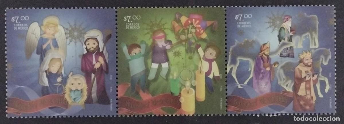 Postcards: BD)2010. MEXICO, CHRISTMAS, SANTA CLOUS BIRTH, PHILATELY AND GERARDO PACHECO, MNH
