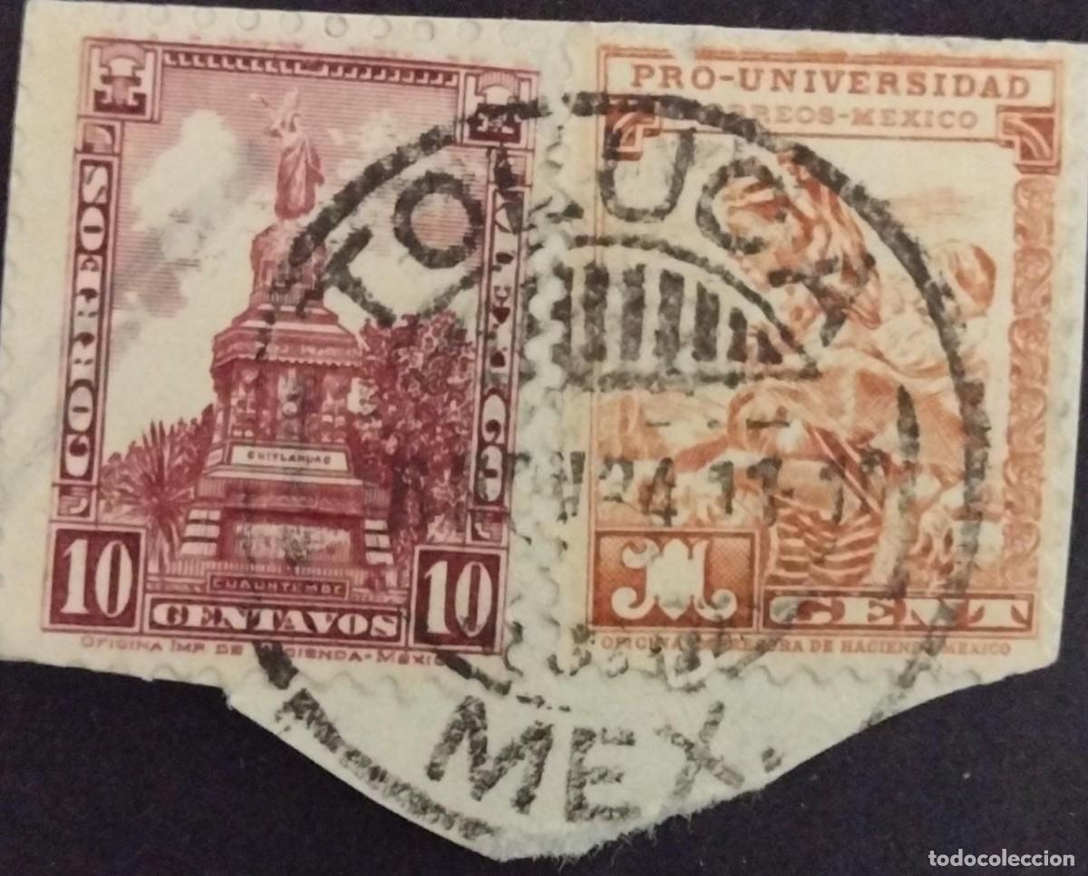Postcards: BD)1923. MEXICO, CUAUHTEMOC, PRO UNIVERSITY, FRAGMENT